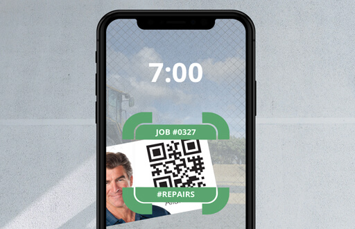 TimeDock QR Code time clock for Android and iPhone