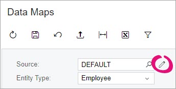 MYOB Acumatica create data map source